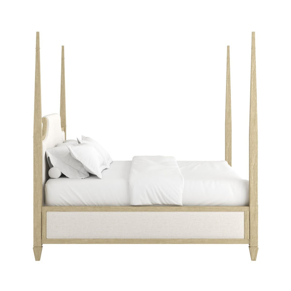 A.R.T. Furniture Eave Upholstered Queen Bed with Elegant Arched Headboard - Modern Minimalist Design for Any Décor 436125-1825HB