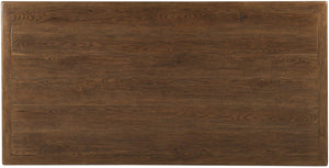 Hooker Furniture Driftwood Executive Desk With Buckboard Sun-Faded Oak Finish, 7-Drawer Storage, Locking Files Medium Wood 6820-10462-85