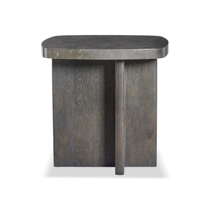 Bernhardt Bernhardt Monroe Stone Top Accent Table with Sculptural Wood Base for Modern Interiors 574114