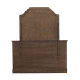 Revival Row Landscape Mirror Brown with Village Lane Finish P348110 Pulaski Furniture