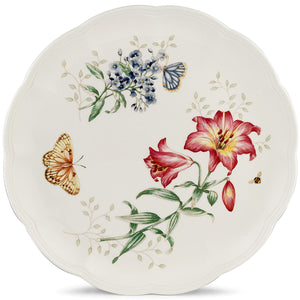 Lenox Butterfly Meadow Fritillary Dinner Plate Multi, WHITE PORCELAIN 6140891