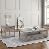 Parker House Pure Modern End Table Moonstone Oak Solids / Oak Veneers PUR#02A