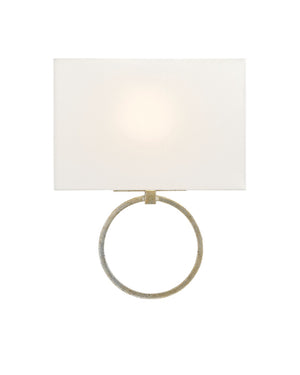 Porthole Silver Wall Sconce