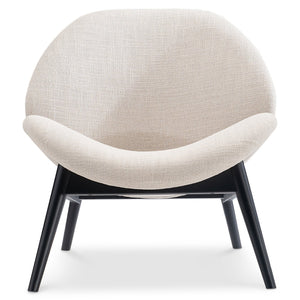 Bernhardt Bernhardt Jett Molded Upholstered Shell Accent Chair with Exposed Wood Frame Multi L7403CO