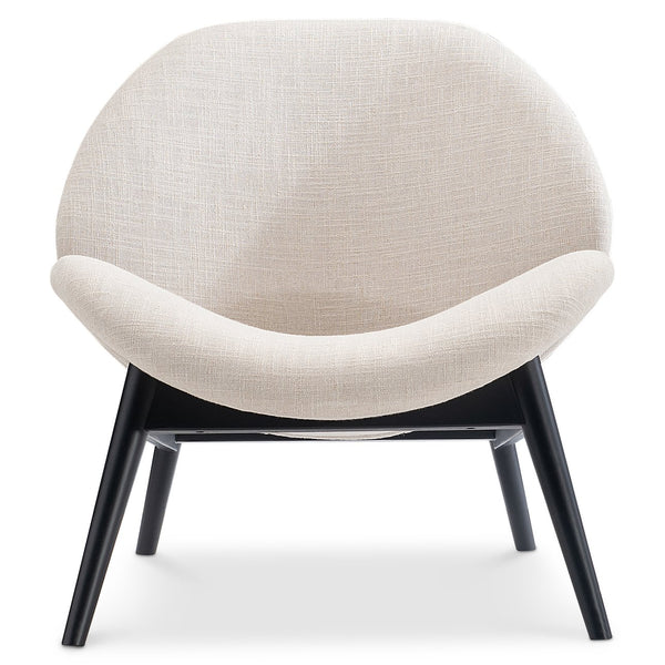 Bernhardt Bernhardt Jett Molded Upholstered Shell Accent Chair with Exposed Wood Frame Multi L7403CO