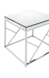 Steve Silver Evelyn Mirror Top End Table EV300E