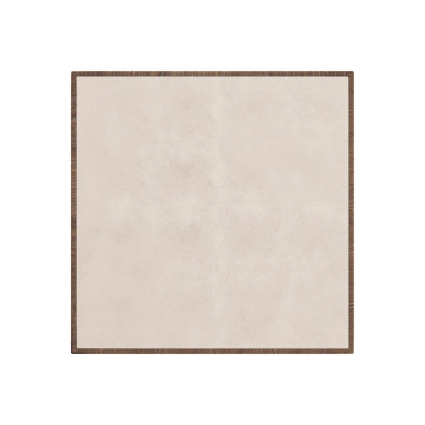 Bernhardt Bernhardt Casa Paros Side Table 24" Rustic Modern Wood Frame With Inset Faux Concrete Top, Airy Design 317111