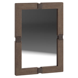 Bernhardt Bernhardt Casa Paros Mirror With Rope-Wrapped Playa Wood Frame, Rustic Modern Vertical/Horizontal Accent 317331