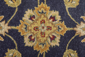 Feizy Rugs Wagner Hand Tufted Wool Oriental Rug - Durable, Stain-resistant Design Perfect For High-traffic Areas Blue,Red,Gold Wool Wgr8942fnvyredf00