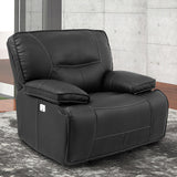 Parker House Parker Living Spartacus - Black Power Recliner Black 70% Polyester, 30% PU (W) MSPA#812PH-BLC