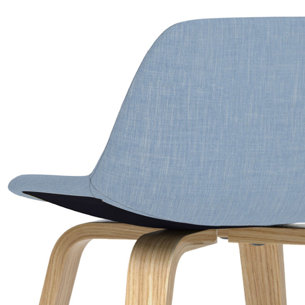 English Elm Randolph Mid-Century Modern Bentwood Counter/Bar Stools Set Of 2 - Stylish Comfort & Elegance B136P159451-GIGA