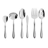 Lenox Oneida Sheraton 6 Piece Fine Flatware Serving Set Metallic, STAINLESS METAL 2275006A