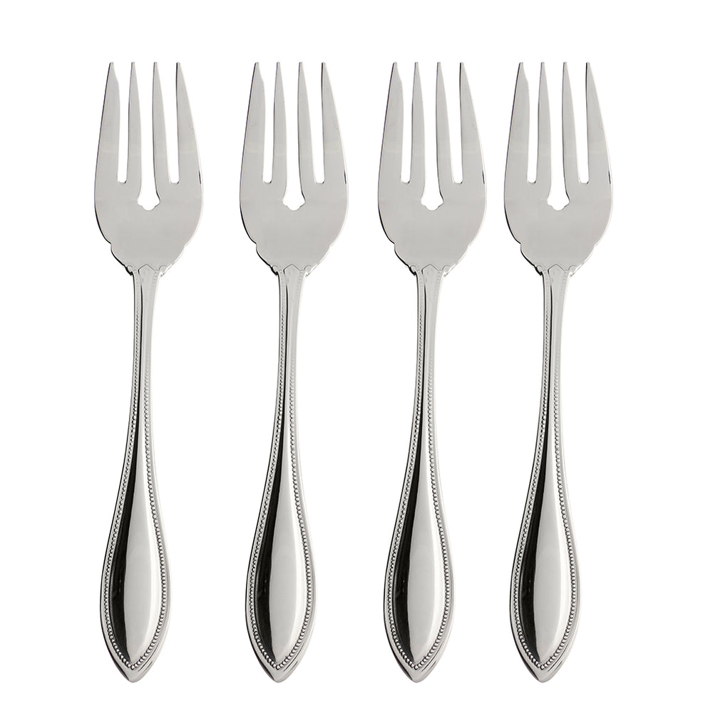 Lenox Oneida American Harmony Everyday Flatware Salad Forks, Set of 4 Metallic, STAINLESS METAL B587004D
