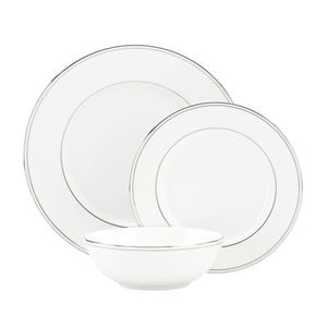 Lenox Federal Platinum 3-Piece Place Setting White, WHITE PORCELAIN 844292