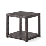 Christopher Knight Home® - Noble House - Boracay Outdoor Multibrown Wicker Accent Table