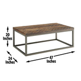 English Elm Steve Silver - Lorenza - Cocktail Table - Brown