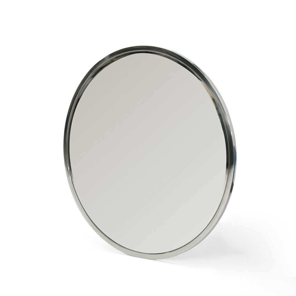 English Elm Christopher Knight Home® - MIRROR Aschton 31.5" Round Wall Vanity Mirror with Slim Stainless Steel Frame for Modern Baths 62125.00