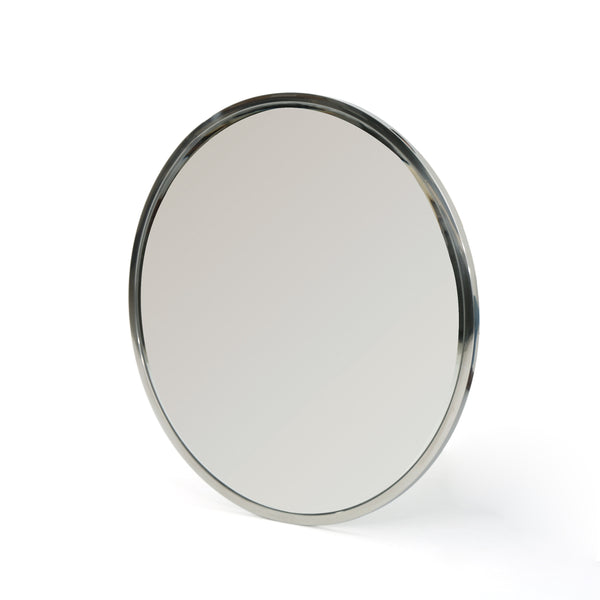English Elm Christopher Knight Home® - MIRROR Aschton 31.5" Round Wall Vanity Mirror with Slim Stainless Steel Frame for Modern Baths 62125.00