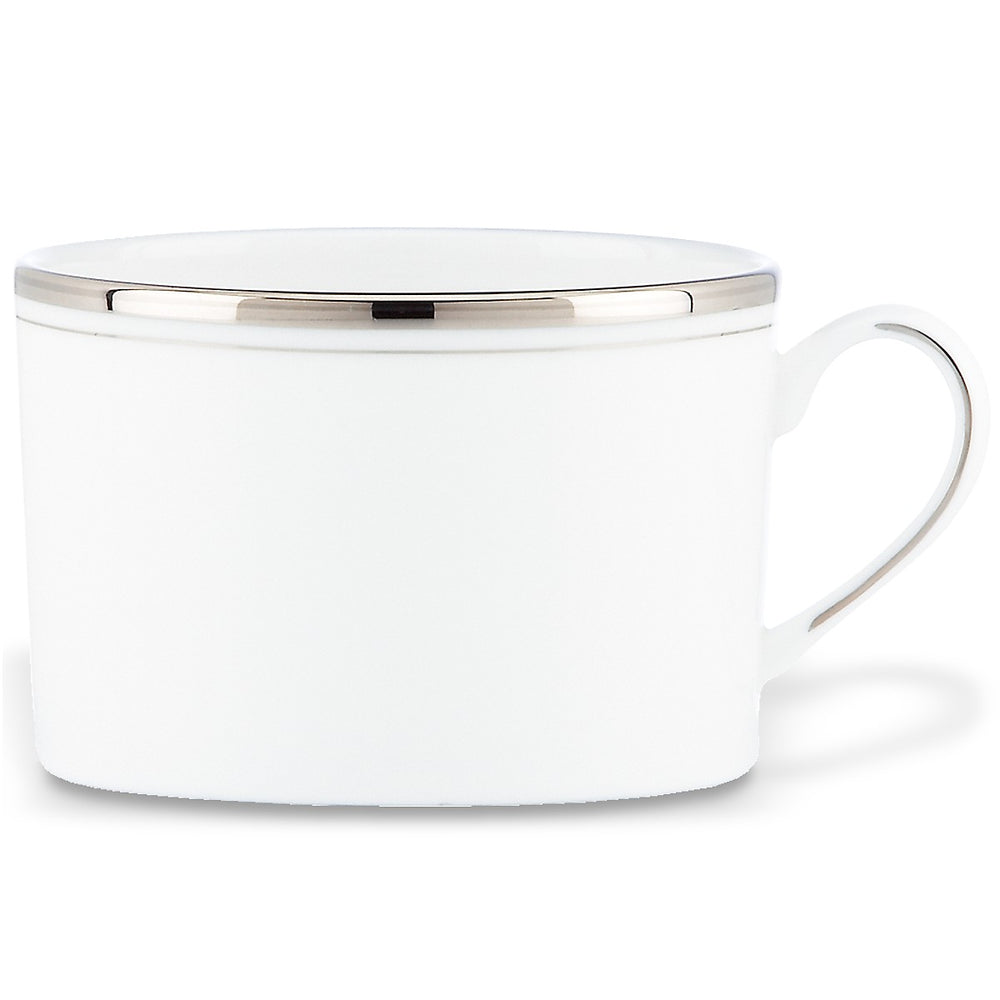 Lenox Kate Spade Library Lane Platinum Cup White, WHITE BONE CHINA 6255335