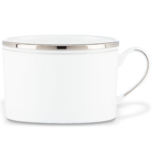 Lenox Kate Spade Library Lane Platinum Cup White, WHITE BONE CHINA 6255335