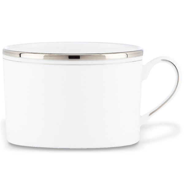 Lenox Kate Spade Library Lane Platinum Cup White, WHITE BONE CHINA 6255335