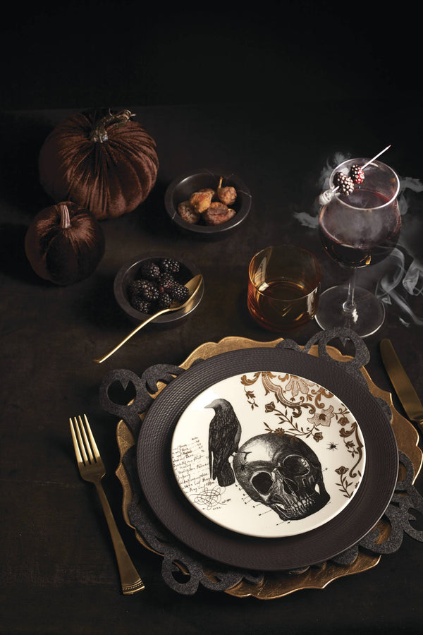 Lenox LX Collective Black Dinner Plates, Set of 4 White, BLACK PORCELAIN 895246