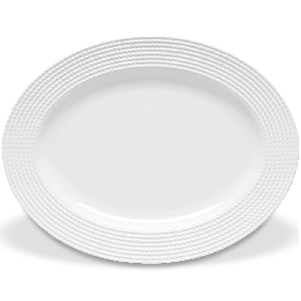 Lenox Kate Spade Wickford 16" Oval Serving Platter White, WHITE PORCELAIN 803729