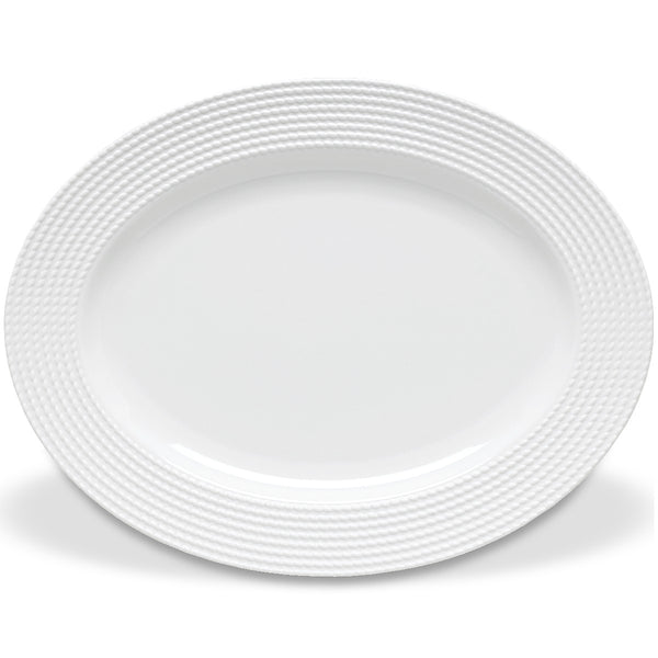 Lenox Kate Spade Wickford 16" Oval Serving Platter White, WHITE PORCELAIN 803729
