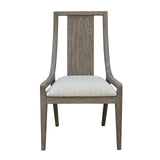 Scott Living Home Griffith Sling Back Side Chair Gray with Light Wood Finish P367DJ260 Pulaski Furniture