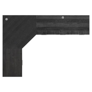 Bernhardt Bernhardt Coleman File Cabinet With Distressed Cinder Pine & Grey-Mist Stainless Base, 2-Drawer Elegant Storage D14505