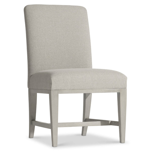 Bernhardt Bernhardt Cornelia Side Chair — Neo-Traditional Upholstered Dining Accent With Nebbia Wood Legs, Elegant Curves 331543