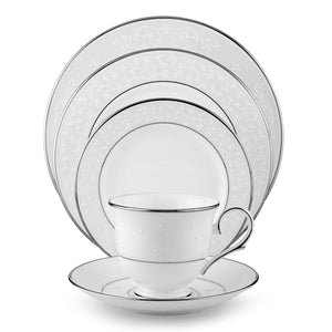 Lenox Opal Innocence 5-piece Place Setting White, WHITE BONE CHINA 6140990