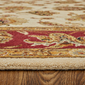 Feizy Rugs Wagner Hand Tufted Wool Oriental Rug - Durable, Stain-resistant Design Perfect For High-traffic Areas Tan,Gold,Red Wool Wgr8944fivyredf00
