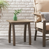 Christopher Knight Home® - Noble House - Selma Outdoor Acacia Wood Accent Table, Gray Finish