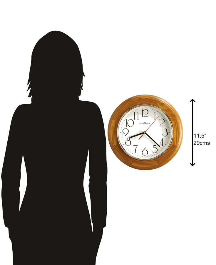 Hekman Furniture 620174 Grantwood Wall Clock - Vintage Champagne Oak Finish, Quartz Movement & Elegant Design Champagne Oak Grantwood Wall Clock 620174