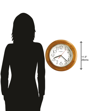 Hekman Furniture 620174 Grantwood Wall Clock - Vintage Champagne Oak Finish, Quartz Movement & Elegant Design Champagne Oak Grantwood Wall Clock 620174