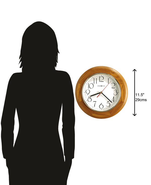 Hekman Furniture 620174 Grantwood Wall Clock - Vintage Champagne Oak Finish, Quartz Movement & Elegant Design Champagne Oak Grantwood Wall Clock 620174