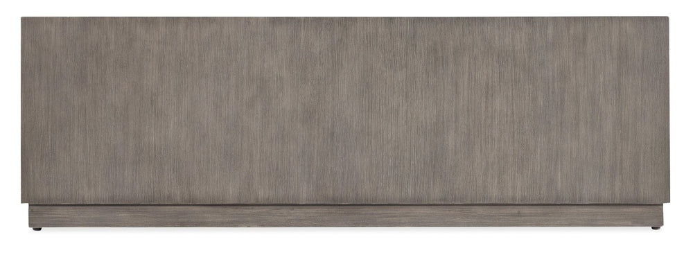 Hooker Furniture Commerce Travelers Cocktail Table With Tempered Glass, Hand-Forged Hammered Metal Inset & Oak Veneer Elegance 7228-80205-95