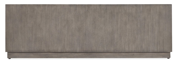 Hooker Furniture Commerce Travelers Cocktail Table With Tempered Glass, Hand-Forged Hammered Metal Inset & Oak Veneer Elegance 7228-80205-95