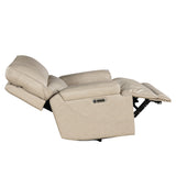 Parker House Parker Living Whitman - Verona Linen - Powered By Freemotion Cordless Power Recliner Verona Linen Top Grain Leather with Match (X) MWHI#812PH-P25-VLI