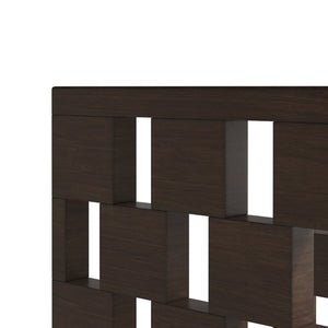 A.R.T. Furniture Verge Modern Walnut End Table with Geometric Design & Storage Shelf for Living Room Elegance 337303-1960