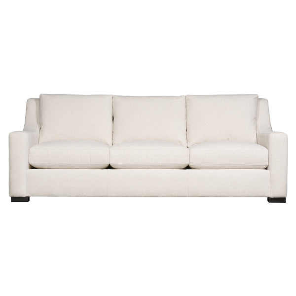 Bernhardt Bernhardt Germain Sofa With Spring-Down Seats, Tailored Frame, 4 Throw Pillows & Wood Legs - Customizable - Made to Order B2667A