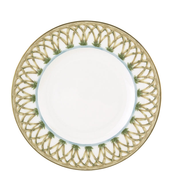 Lenox British Colonial Bamboo Accent Plate Brown, WHITE PORCELAIN 6226625