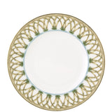 British Colonial Porcelain Accent Plate with Gold Trim, 9