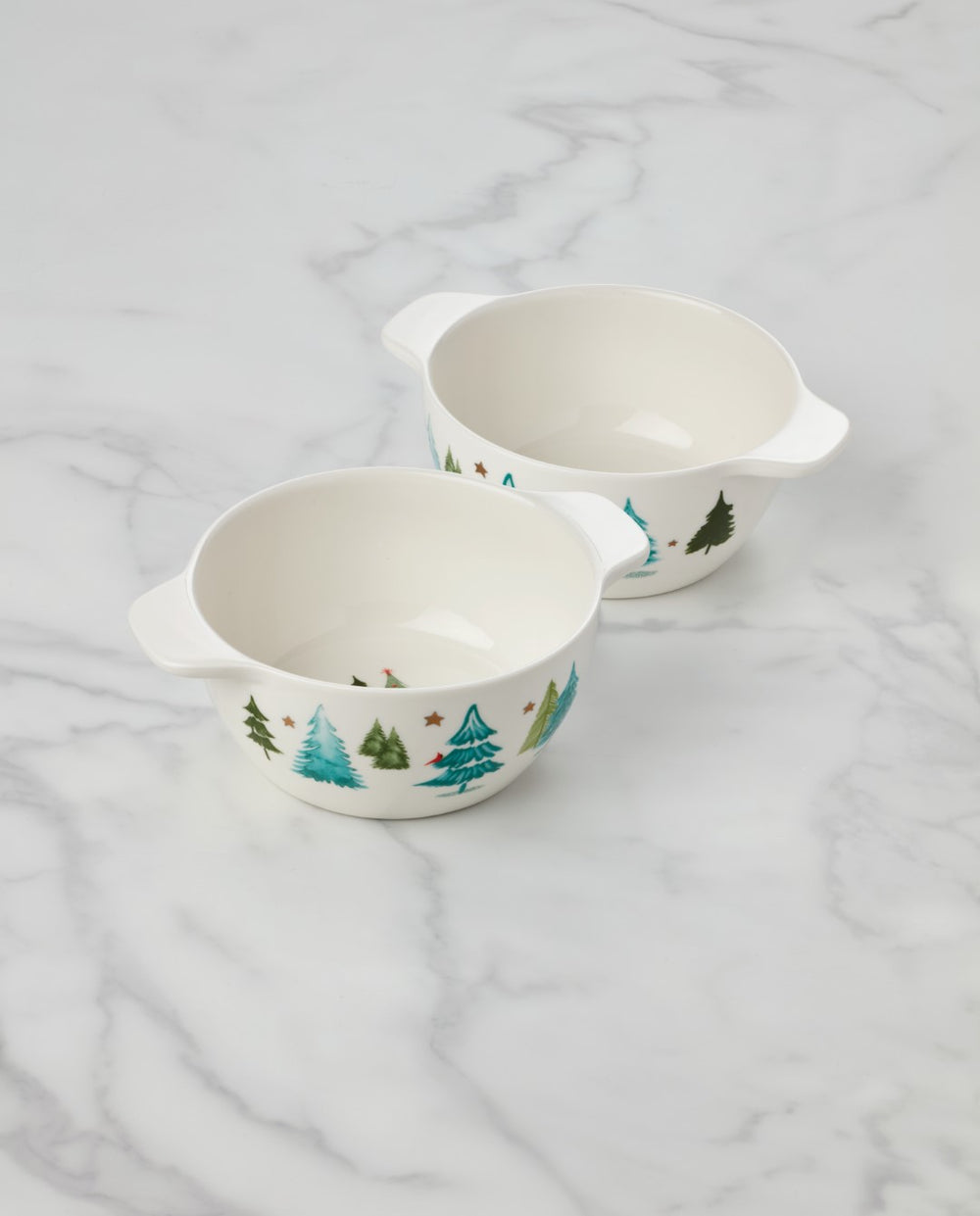 Lenox Balsam Lane Soup Bowls, Set of 2 Multi, WHITE PORCELAIN 895036