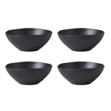 Lenox Oneida Ridge Black 12 Piece Dinnerware Set Black, BLACK STONEWARE 895938