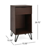 Christopher Knight Home® - Noble House - - 1 Drawer Tall End Table