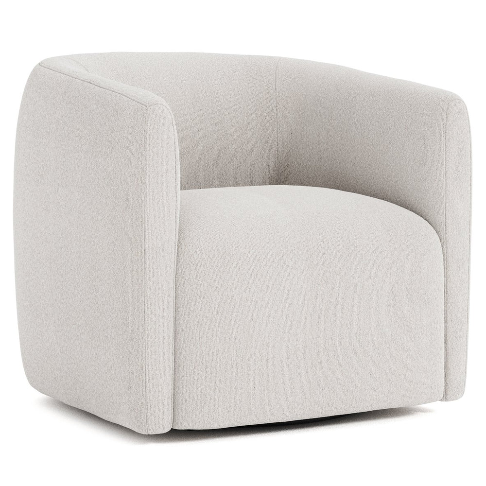 Bernhardt Bernhardt Aline Swivel Chair With Barrel-Back Design, Plush Poly Seat, Smooth 360° Swivel Comfort B6923SA