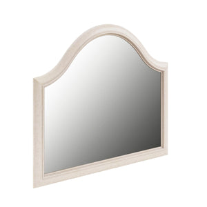A.R.T. Furniture Starlite Ivory Arched Mirror - Glamorous Design In Parrawood & Primavera Veneer For Elegant Spaces White Parrawood Solids,Primavera Veneer 416120-3146