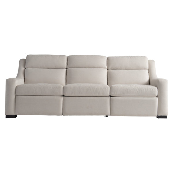 Bernhardt Bernhardt Germain Power Motion Sofa With Dual Recliners, Usb Charging, Tailored Wingback Style B227RO